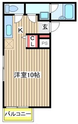 バロル稲毛の物件間取画像